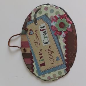 Like New Craft Slate Plaque